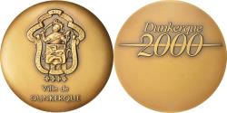 World Coins - France, Medal, Ville de Dunkerque, History, 2000, , Bronze