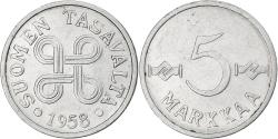 World Coins - Finland, 5 Markkaa, 1958