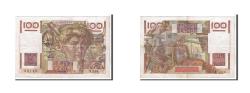 World Coins - Banknote, France, 100 Francs, 100 F 1945-1954 ''Jeune Paysan'', 1953, AU(55-58)