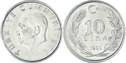 World Coins - Coin, Turkey, 10 Lira, 1988, , Aluminum, KM:964