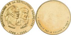 World Coins - France, Medal, Bicentenaire de la Révolution Française - Marat et Hébert