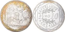 World Coins - France, 10 Euro, 2018, Mickey -Guyane, , Silver