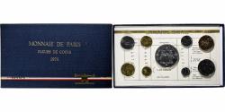 World Coins - France, Coffret 1 c. à 50 frs., 1976, MDP, série FDC,