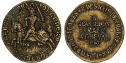 World Coins - France, Token, Franc à Cheval, Jean II Le Bon, Copper,