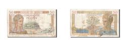 World Coins - Banknote, France, 50 Francs, 50 F 1934-1940 ''Cérès'', 1936, 1936-11-19