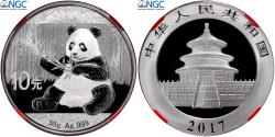 World Coins - China, 10 Yüan, Panda, Kung Fu Panda 3, 2017, Proof, Silver, NGC,