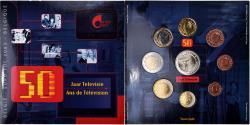 World Coins - Belgium, 1 Cent to 2 Euro, 2003, BU,