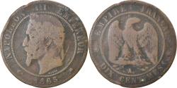 World Coins - Coin, France, Napoleon III, Napoléon III, 10 Centimes, 1865, Paris,