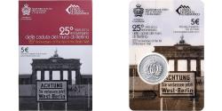 World Coins - San Marino, 5 Euro, 25th Anniversary, Fall of the Berlin Wall, 2014, Rome