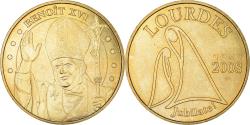 World Coins - France, Token, Touristic token, Lourdes - Benoit XVI, Arts & Culture, 2008, MDP