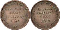 World Coins - France, Medal, Notre-Dame de la Treille, Lille, Religions & beliefs, 1859