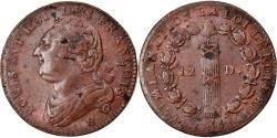 World Coins - Coin, France, Louis XVI, 12 deniers françois, 12 Deniers, 1792, Rouen