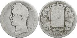 World Coins - France, Franc, Charles X, 1829, Toulouse, Silver, , KM:724.10