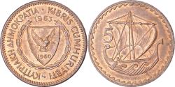 World Coins - Coin, Cyprus, 5 Mils, 1963
