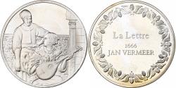 World Coins - France, Medal, La Lettre, Jean Vermeer, 1981, Silver, Proof,