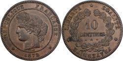 World Coins - France, 10 Centimes, Cérès, 1872, Paris, Bronze, , Gadoury:265a
