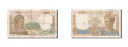 World Coins - Banknote, France, 50 Francs, 50 F 1934-1940 ''Cérès'', 1935, 1935-01-17
