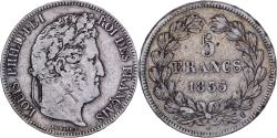 World Coins - France, 5 Francs, Louis-Philippe, 1835, Limoges, Silver, , Gadoury:678