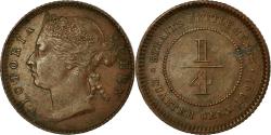 World Coins - Coin, Straits Settlements, Victoria, 1/4 Cent, 1901, , Bronze, KM:14