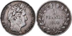 World Coins - Coin, France, Louis-Philippe, 5 Francs, 1846, Strasbourg, , Silver