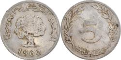 World Coins - Coin, Tunisia, Millim, 1960