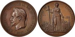 World Coins - France, Medal, Second French Empire, Politics, Society, War, 1867, Borrel