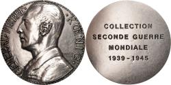 World Coins - France, Medal, Général Pierre Koenig, History, , Silvered bronze