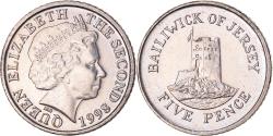 World Coins - Coin, Jersey, 5 Pence, 1998