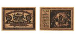 World Coins - Banknote, Germany, Freiberg Stadt, 75 Pfennig, personnage 3, 1921, 1921-12-31