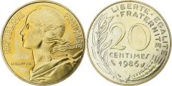 World Coins - France, 20 Centimes, Marianne, 1986, Pessac, Aluminum-Bronze, , KM:930