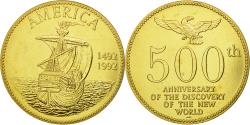 World Coins - France, Medal, 500ème Anniversaire de la Découverte de l'Amérique, 1992