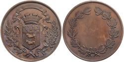 World Coins - France, Medal, Ville de Pont-l'Évêque, n.d., Copper, Desaide-Roquelay