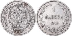 World Coins - Coin, Finland, Alexander III, Markka, 1890, Helsinki, , Silver, KM:3.2