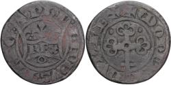 World Coins - Coin, France, Philippe VI, Piéfort, Double Tournois, , Billon