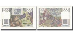 World Coins - France, 500 Francs, Chateaubriand, 1953, BELIN ROUSSEAU GARGAM, 1953-01-02