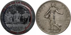World Coins - France, Token, 75 ans de la Victoire -Conférence de Postdam, Nickel,
