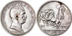 World Coins - Coin, Italy, Vittorio Emanuele III, 2 Lire, 1915, Rome, , Silver, KM:55
