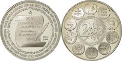 World Coins - France, Medal, European Constitution, 2005, , Copper-nickel