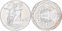 World Coins - France, 10 Euro, 2014, Monnaie de Paris, Liberté Automne Sempé, , Silver
