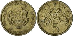 World Coins - Singapore, 5 Cents, 1986