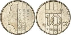 World Coins - Coin, Netherlands, Beatrix, 10 Cents, 1985, , Nickel, KM:203
