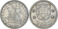 World Coins - Coin, Portugal, 2-1/2 Escudos, 1968