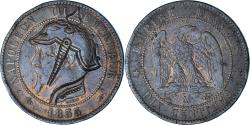 World Coins - Coin, France, Napoléon III, 10 Centimes, 1855 (1871), Paris, Satirique