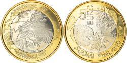 World Coins - Finland, 5 Euro, Nature sauvage, 2014, , Bi-Metallic