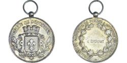 World Coins - France, Medal, Concours de Manoeuvre de Pompes à Incendie, Soissons, 1885