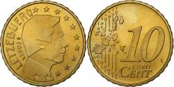World Coins - Luxembourg, 10 Euro Cent, 2003, Utrecht, Nordic gold,