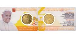 World Coins - VATICAN CITY, 50 Euro Cent, 2017, Rome, Coin card n°8.FDC, , Bronze