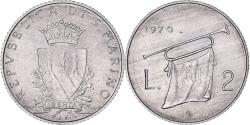 World Coins - Coin, San Marino, 2 Lire, 1979, Rome, , Aluminum, KM:90