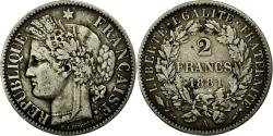 World Coins - Coin, France, Cérès, 2 Francs, 1881, Paris, , Silver, Gadoury:530a
