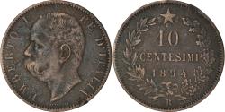 World Coins - Coin, Italy, Umberto I, 10 Centesimi, 1894, Rome, , Copper, KM:27.2